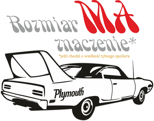 Rozmiar MA znaczenie - Plymouth Superbird