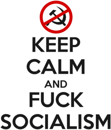 Keep calm and f*ck socialism - kubek (mug)