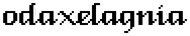 odaxelagnia pixel logo (czarne)