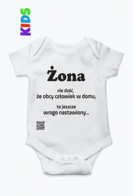 Żona body niemowlęce przód - Na czasie