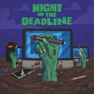 Night of the deadline - koszulka męska