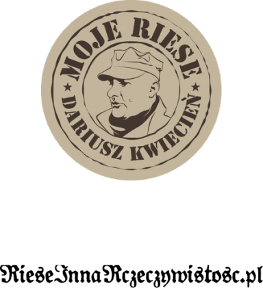 kubek z logo "Riese Inna Rzeczywistosc"
