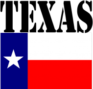 Texas Flag woman