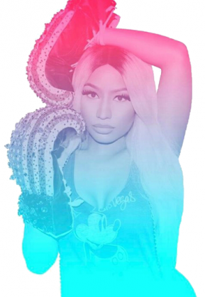 Kubek Nicki Minaj napis i zdjęcie
