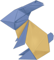 Królik origami (To the Moon)