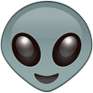 czapka z emoji alien