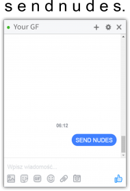 "Send Nudes" TEES white
