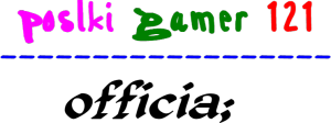 koszulka polski gamer 121 official - nadruk