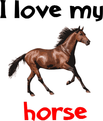 Kubek I love my horse #1
