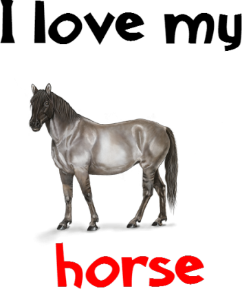 Kubek I love my horse #3