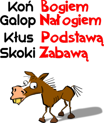 Koń bogiem... (różne kolory)
