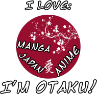 Biała koszulka "Otaku"