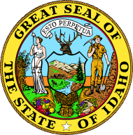 Torba ekologiczna na zakupy Great Seal Of The State Of Idaho