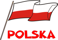 Niemowlece body spioszki bialo-czerwona flaga Polska