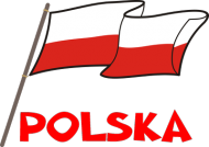 Kamizelka odblaskowa patriotyczna bialo-czerwona flaga Polska