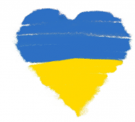 Ukraina pluszowy misiu flaga Ukrainy Serce 2