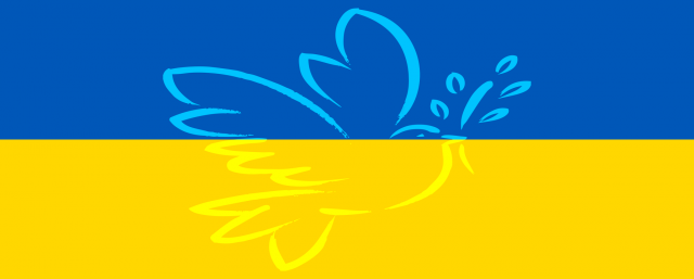 Ukraina kubek flaga Ukrainy Golabek pokoju
