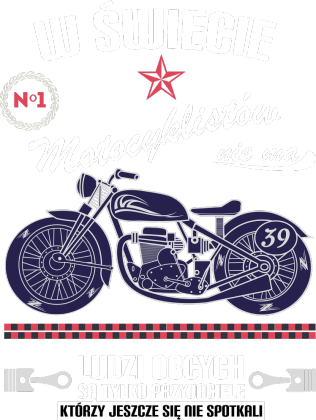 W świecie motocyklistów nie ma ludzi obcych - Damska koszulka motocyklowa