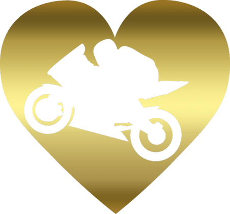 Motoserce gold - bluza motocyklowa