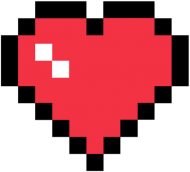 T-shirt Koszulka Pixel SERCE Małe