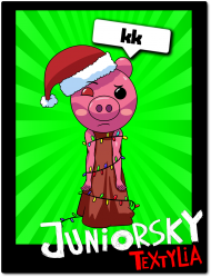 Bluza Dziecięca Kaptur - Świąteczna Piggy