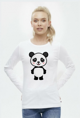 Koszulka z długim rękawem - Panda - Beauty Maniery