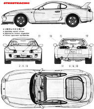 Toyota Supra MKIV Schemat