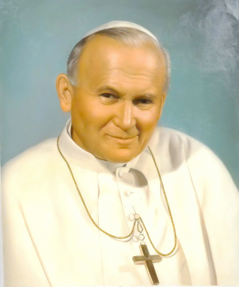 Jan Paweł II Papież maseczka