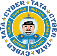 Cyber Tata - Koszulka męska sportowa dla taty