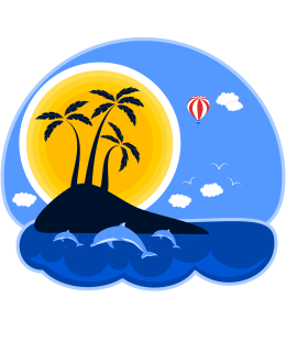 Bluza męska czarna na wakacje i lato - Hot Summer Adventure