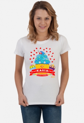Kasia Fajna Babka - Koszulka damska z imieniem - Dudle