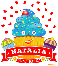 Natalia Fajna Babka - Kubek biały z imieniem
