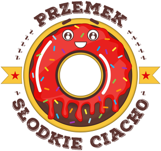 Przemek Słodkie Ciacho - Kubek biało-kolorowy z imieniem