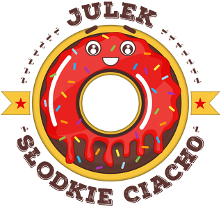 Julek Słodkie Ciacho - Kubek biało-kolorowy z imieniem