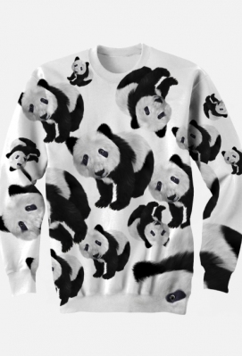 Bluza fullprint młoda panda Misiek Miś - GUCIO SHOP