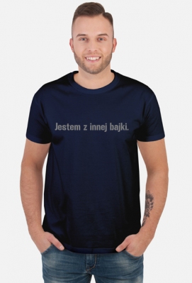 T-shirt granatowy - z innej bajki. - QuuBsee