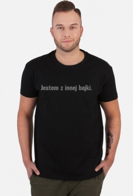 T-shirt czarny - z innej bajki. - QuuBsee