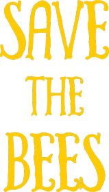 T-shirt z napisem dla pszczelarza Save the Bees