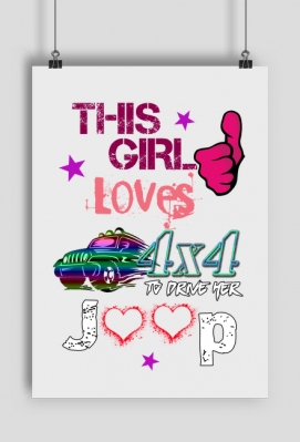 This Girl Loves To Drive Her Jeep - DekoArt-Gallery
