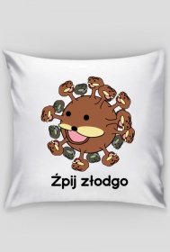 Źpij złodgo - poduszka Spurdo Goronawiruz