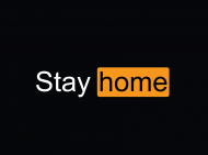 Maseczka Stay home