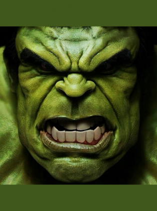 Maseczka Hulk