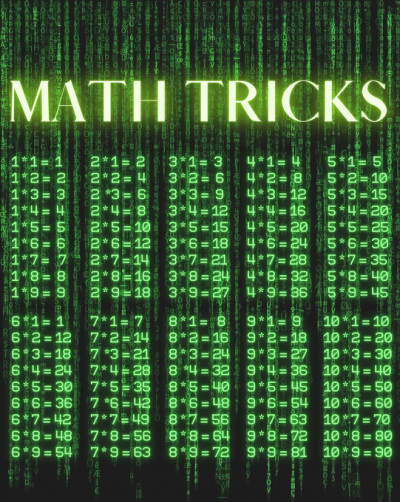 Kubek Math Tricks czarny