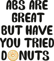 Koszulka męska ABS are great but have you tried donuts - biała