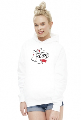 Bluza z kapturem All You Need Damska - zakupoholik