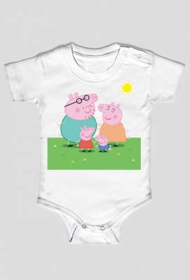 Body niemowlęce Świnka Peppa - Bajkowe Ubranka dla dzieci