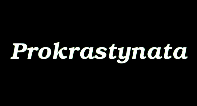 Prokrastynacja, maska prokrastynaty