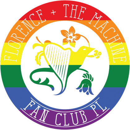 T-shirt damski - logo LGBTQ+ Florence + The Machine Fan Club PL