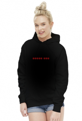 Bluza damska z kapturem - 8 gwiazdek (Oryginalny pomysł na prezent na Dzień Kobiet) - Girls Rule - prezenty dla Niej, na Dzień Kobiet i nie tylko!