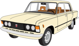 Fiat 125p kubek z dużym fiatem